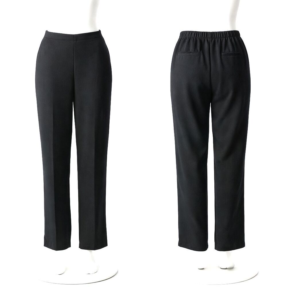 Napa Valley Womens Black Dress Pants 18W Whimsigoth Basic Career Academic